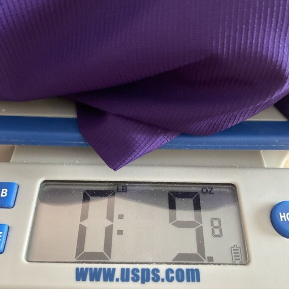 Under Armour Mens Size Medium Loose Fit Track Pants Purple Elastic Waist Zip Hem - Picture 10 of 10